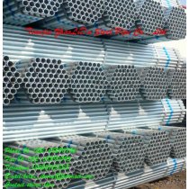 BS1387 2" Hot Dipped Galvanized Fluid Steel Pipe