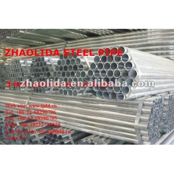 Prime ASTM A53 12" Hot Dipped Galvanized Threaded Steel Pipe