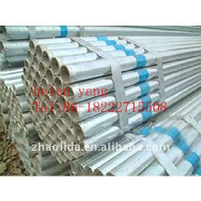 BS1387 hot dipped galvanized steel pipe