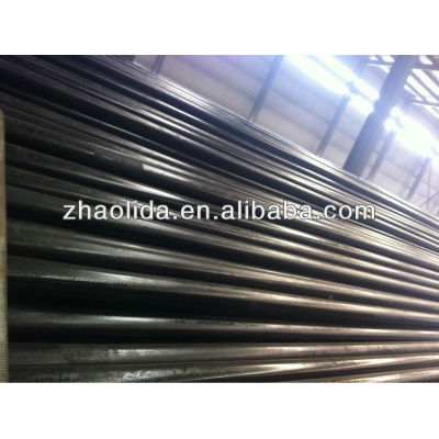 black coated welded/erw round steel pipe