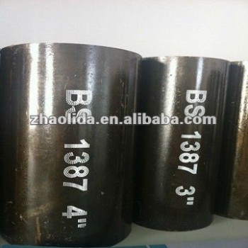 BS1387 1 inch - 6 inch ERW Black Mild Steel Pipe/Tube