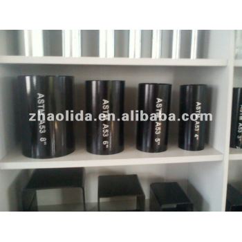 High Quality ERW Carbon Steel Pipes and Tubes black painted