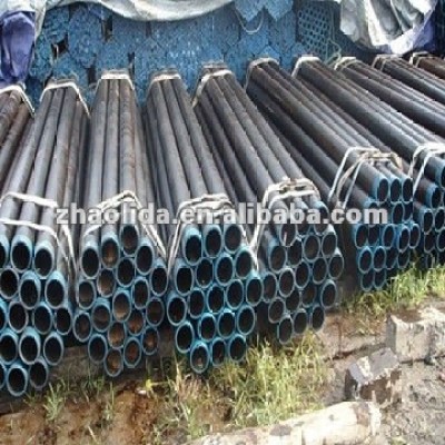 1/2"-3" ERW black carbon barrier fence post pipe/tube
