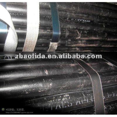 Prime ASTM A53 Gr.B 5" SCH80 Black Painted Seamless Steel Pipe
