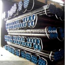 Prime ASTM A53 Gr.B 3-1/2" SCH80 Black Painted Seamless Steel Pipe