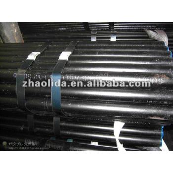 Prime ASTM A53 Gr.B 2-1/2" SCH80 Black Painted Seamless Steel Pipe