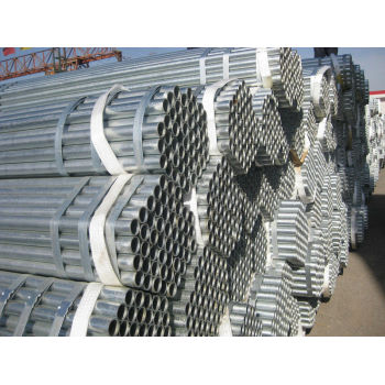ASTM A53 GrA/B ERW round galvanized steel pipes