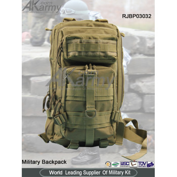 Khaki 3P Military Backpack