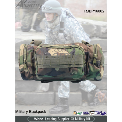 Woodland Military Waist Pack