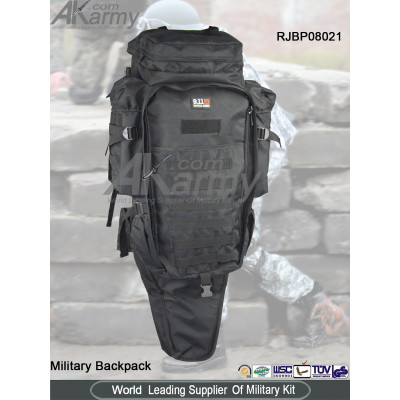 911 Black Military Backpack