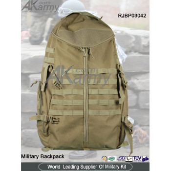 Khaki Military Backpack