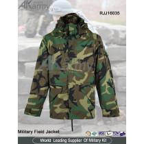 Woodland Nylon ECWCS Military Field Jacket
