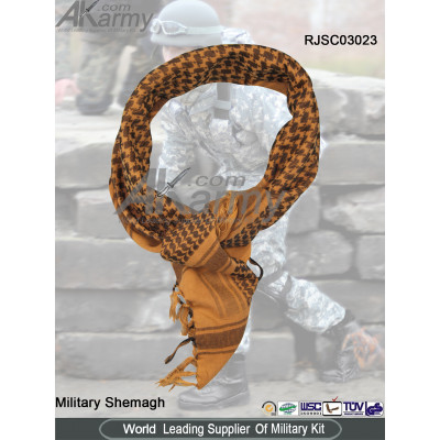Khaki Cotton Military Shemagh