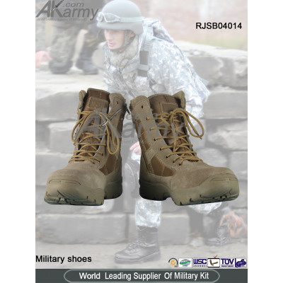 Military Desert Zipper Boots