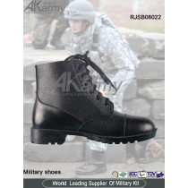 Midi Black  Military Boots