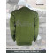 Wool Olive V-Neck Military Sweater/Pullover