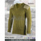 Wool Drab Green V-Neck Military Sweater/Pullover