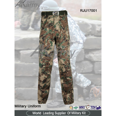 Man's digital woodland camo Military Trousers