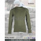 Olive Wool Military Sweater