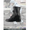 Black  Embossed Military Boots