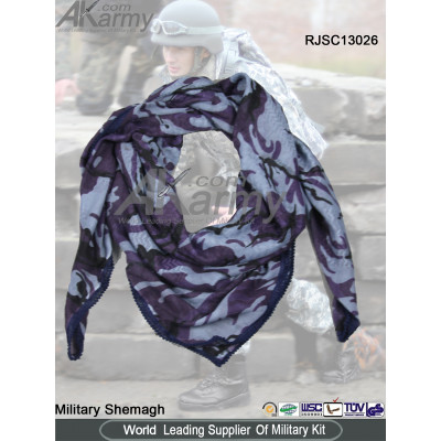 Poly Blue Miltiary Shemagh/Scarf