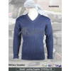 Navy Wool Military Sweater/Pullover