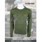 AKMAX Olive wool mens military commando sweater made by FashionOutdoor