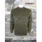 Military acrylic jersey winter sweater commando pullover