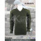 Olive military commando sweater tactical knitted pullover
