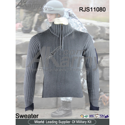 Wool sweater gray fashion design women pullover sweater