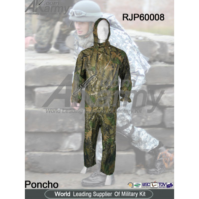 military army rain poncho