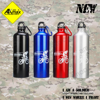 Akmax aluminum sports water bottle bicycle sports bottle