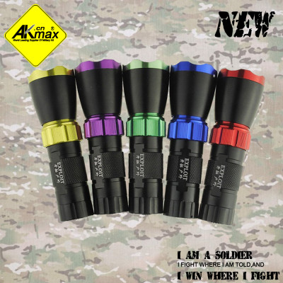 Akmax Led set tactical outdoor flashlight waterproof flashlight