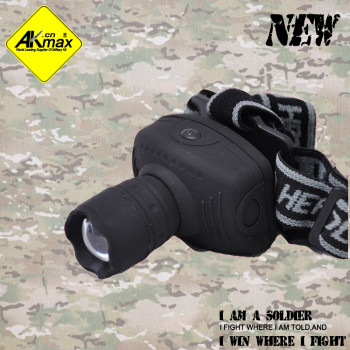 Akmax high quality camping flashlight headlamps