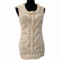 Lady's Hand-knitted Sleeveless Wool Pullover