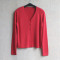 Lady's Silk Mixed Front Buttons Brand Women Sweater