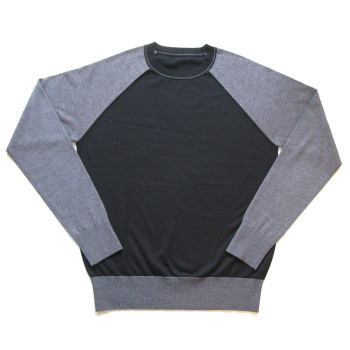 Wool Viscose Reglan pullover sweater for men