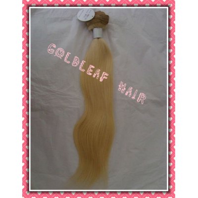 613#color blonde Brazilian Virgin Hair Extension