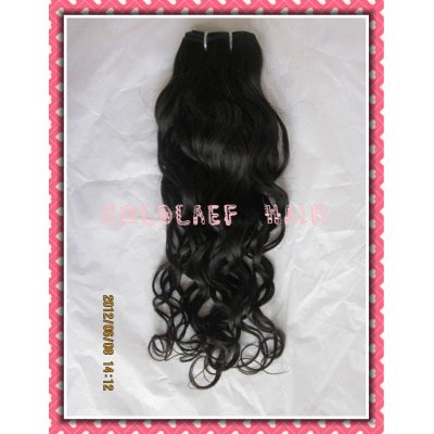 2012 Hot Sale Naturl Color Romance Curl Brazilian Virgin Hair Extension