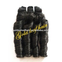 New natural 100%brazilian remy hair weft candy curl