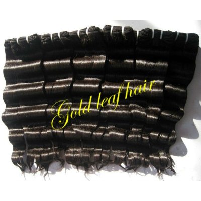 2012 new style virgin bazilian hair wave with big curly hair extension