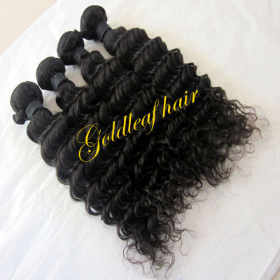 Hot!! Good quality deep wave Brazilian virgin hair product, factory price,