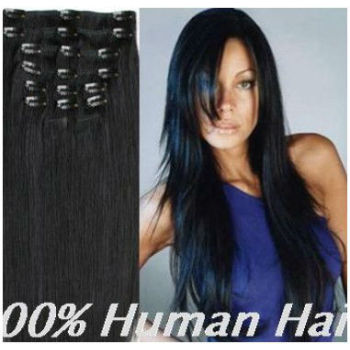 cheap 100%human hair clip in hair extensions for black women