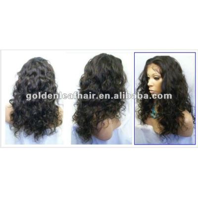 AAA Quality 100% Indian Remy Hair Full Lace wigs Factory price