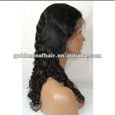 Wholesale Indian Remy Human Hair Full Lace wigs Factory price Accept Paypal