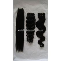 Wholesale virgin peruvian hair extension natural color