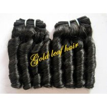 2012 New natural 100%brazilian remy hair weft candy curl