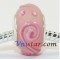 Free Shipping! Vnistar silver plated core glass beads with pink color-PGB062, size 14*10mm, sold as 20pcs each pack