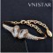 Free shipping! Fashion crystal bracelet, bracelet bangle, irregular shape crystal, VB009, diameter is 6cm, sold as 3pcs each pack