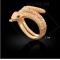 Free shipping! Fashion jewelry ring, snake ring, VR333, size is unadjustable, sold in 2pcs per pack
